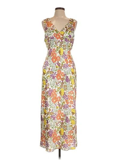 Pre-owned Coach Casual Dress In Yellow