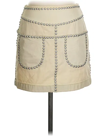 Pre-owned Coach Casual Skirt In Tan