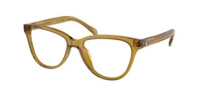 Coach Cat-eye Eyeglasses In 5715 - Transparent Honey / Demo
