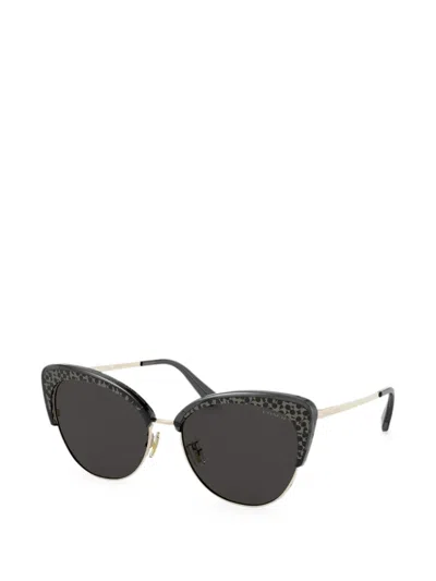 Coach Cat-eye Frame Sunglasses In Green