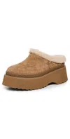 Coach Cecilia Sherpa Clogs Tobacco In Tobacco