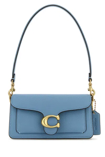 Coach Cerulean Blue Leather Tabby 20 Shoulder Bag In Bluebell