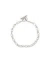 Coach Chain Bracelet In Metallic