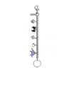 Coach Chain Keychain In Metallic