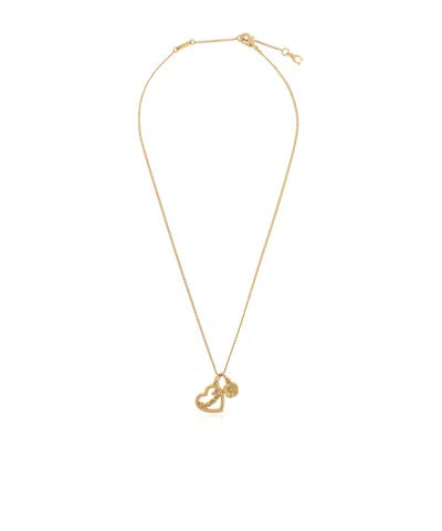 Coach Chain Linked Necklace In Gold