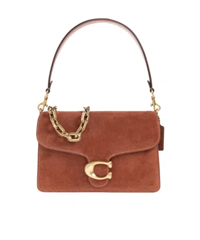 Coach Chain Shoulder Bag In Brown