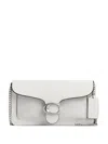 Coach Chain-strap Flap Mini Bag In White