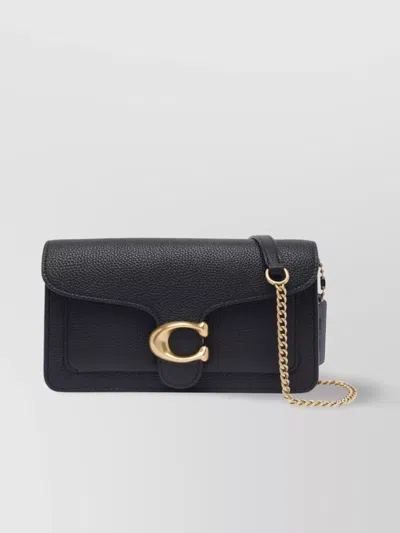 Coach Chain Strap Textured Shoulder Bag