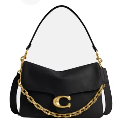 Coach Chain Tabby Leather Shoulder Bag 30