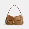 Coach Chain Tabby Shoulder Bag 30 In Brown