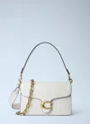 Coach Chain Tabby Shoulder Bag In White