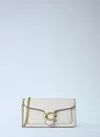 Coach Tabby 26 Chalk Leather Shoulder Bag In White