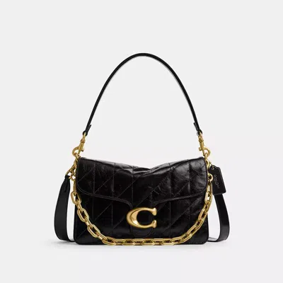 Coach Chain Tabby Shoulder Bag With Quilting In Multi