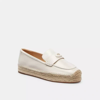 Coach Camilla Espadrille In Chalk