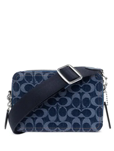 Coach Charter 19 Messenger Bag In Blue