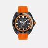 Coach Charter Automatic Watch, 44mm In Orange