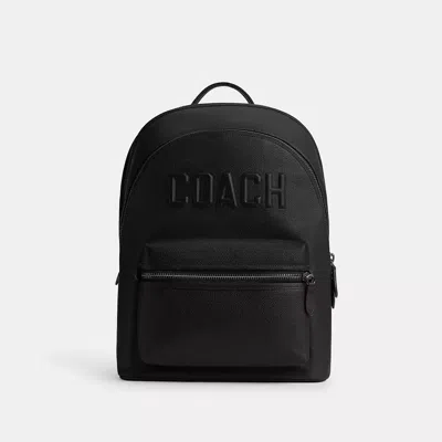 Coach Charter Backpack With  Graphic In Black