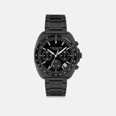 Coach Charter Chronograph Watch, 39mm In Black