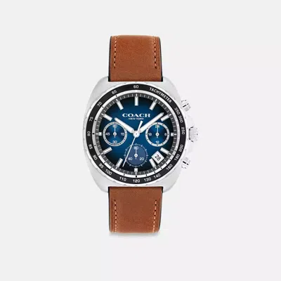 Coach Charter Chronograph Watch, 39mm In Brown