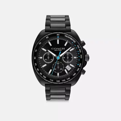 Coach Charter Chronograph Watch, 44mm In Black