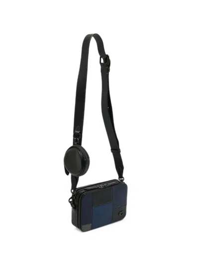 Pre-owned Coach Charter Cross Body Bag In Blue