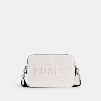 Coach Charter Crossbody Bag 24 With  Graphic In Chalk