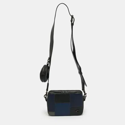 Pre-owned Coach Charter Patchwork Multicolor Leather Crossbody Bag