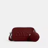 Coach Charter Slim Crossbody With  Graphic In Burgundy