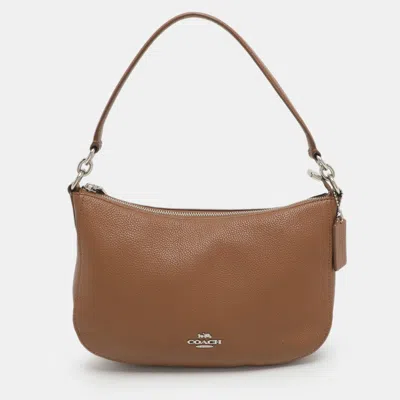 Coach Chelsea Brown Leather Hobo