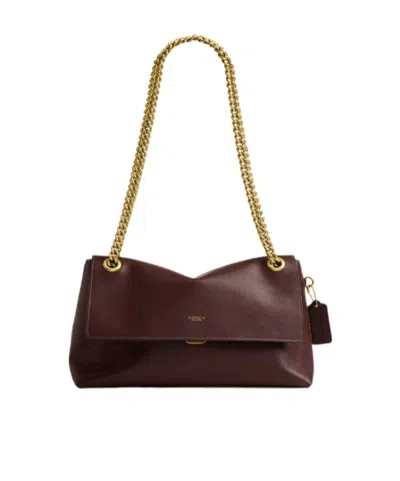 Coach Chelsea Shoulder Bag 30 With Chain In Brown