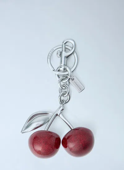 Coach Cherry Bag Charm In Multi