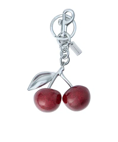 Coach Cherry Bag Charm In Red