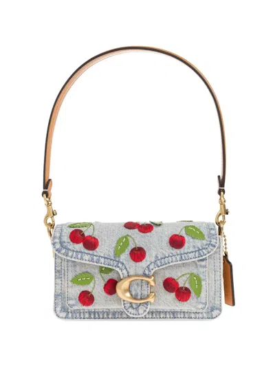 Coach Cherry Embroidered Tote Bag In Multi