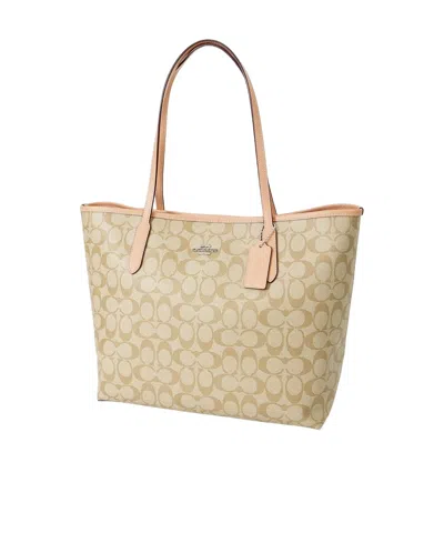 Coach City 33 Logo Large Shoulder Bag In Multi