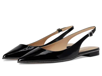 Coach Claire Patent Leather Skimmer In Black