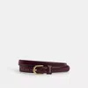 Coach Classic Buckle Belt, 18 Mm In Red