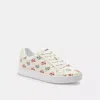 COACH CLIP LOW TOP SNEAKER WITH FLORAL PRINT