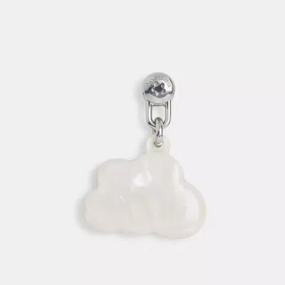 Coach Cloud Bag Charm In Blue