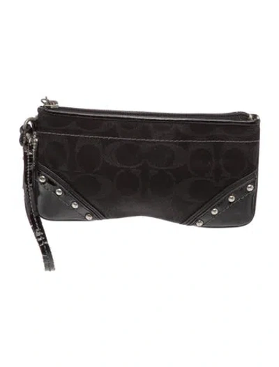 Pre-owned Coach Clutch In Black