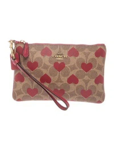Pre-owned Coach Clutch In Brown