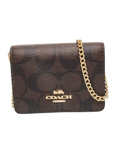 Pre-owned Coach Clutch In Brown
