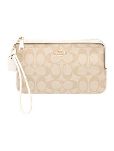 Pre-owned Coach Clutch In Neutral