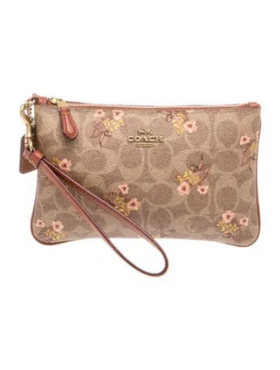 Pre-owned Coach Clutch In Neutral