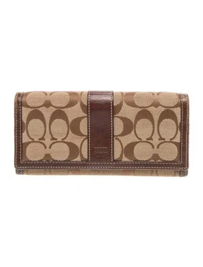 Pre-owned Coach Clutch In Neutral