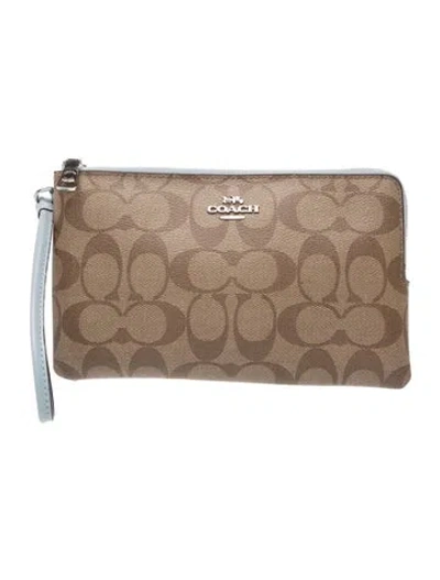 Pre-owned Coach Clutch In Neutral