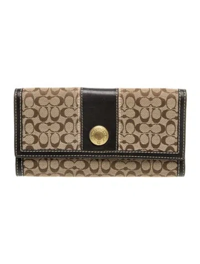 Pre-owned Coach Clutch In Neutral