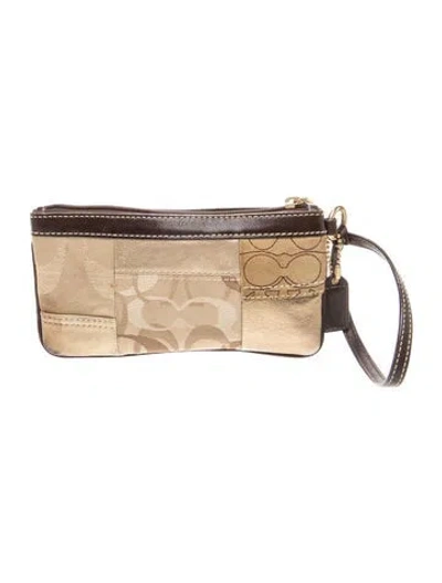 Pre-owned Coach Clutch In Neutral