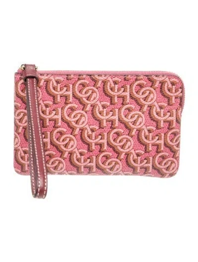 Pre-owned Coach Clutch In Pink