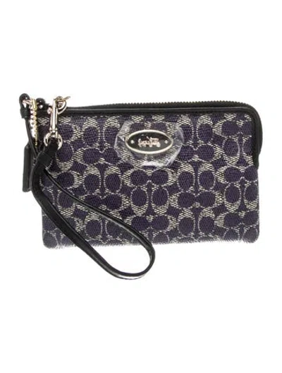 Pre-owned Coach Clutch W/ Tags In Purple