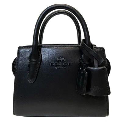Coach Co974 Leather 2way Shoulder Bag In Black